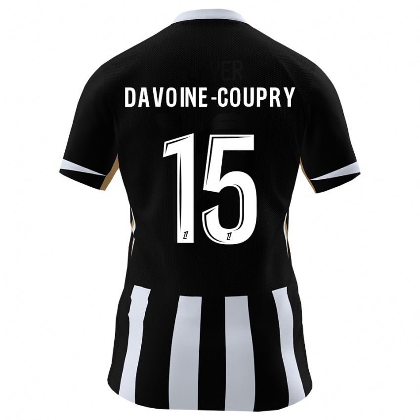 נשים Eliot Davoine-Coupry #15 שחור כחול ג'רזי ביתית 2026/27 חולצה קצרה