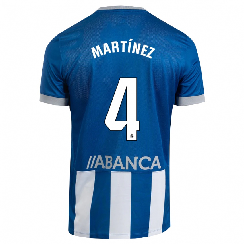 נשים Pablo Martínez #4 כחול אפור לבן ג'רזי ביתית 2026/27 חולצה קצרה