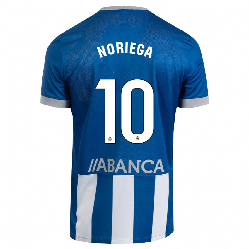 נשים Jairo Noriega #10 כחול אפור לבן ג'רזי ביתית 2026/27 חולצה קצרה נשים Jairo Noriega #10 כחול אפור לבן ג'רזי ביתית 2026/27 חולצה קצרה