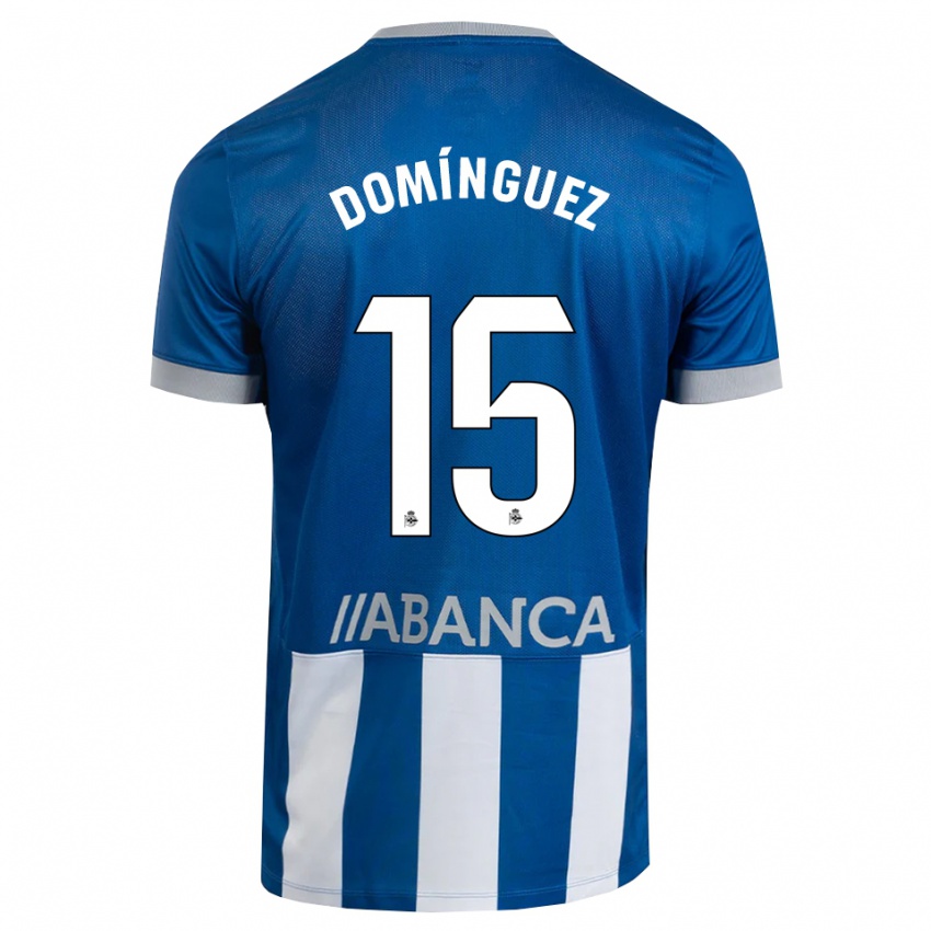 נשים David Domínguez #15 כחול אפור לבן ג'רזי ביתית 2026/27 חולצה קצרה