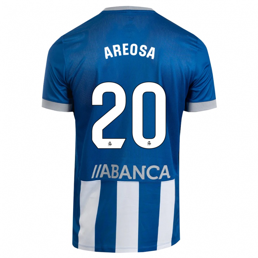 נשים Héctor Areosa #20 כחול אפור לבן ג'רזי ביתית 2026/27 חולצה קצרה