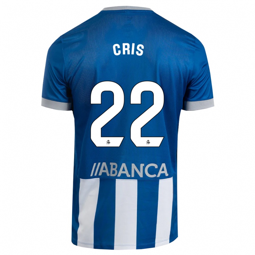 נשים Cris #22 כחול אפור לבן ג'רזי ביתית 2026/27 חולצה קצרה