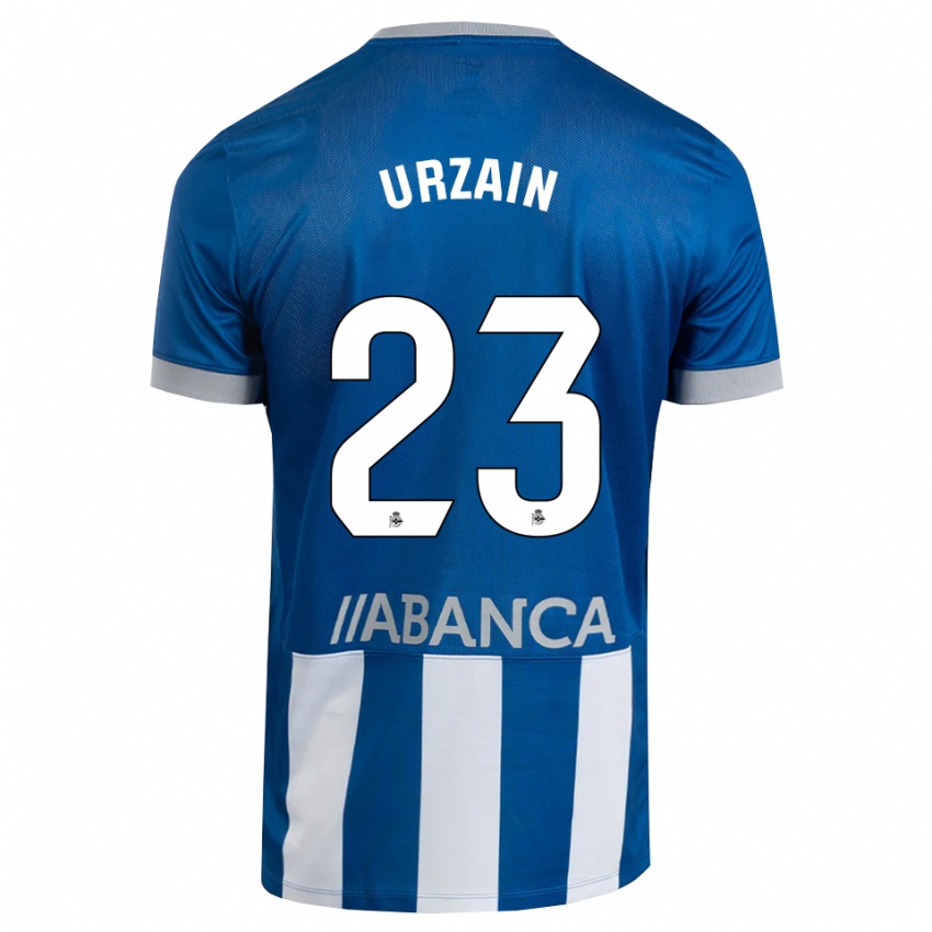 נשים Fabián Urzain #23 כחול אפור לבן ג'רזי ביתית 2026/27 חולצה קצרה