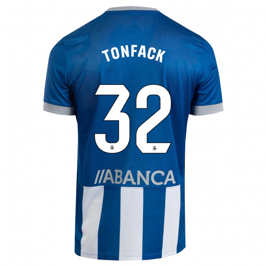 נשים Bil Dornol Nsongo Tonfack #32 כחול אפור לבן ג'רזי ביתית 2026/27 חולצה קצרה