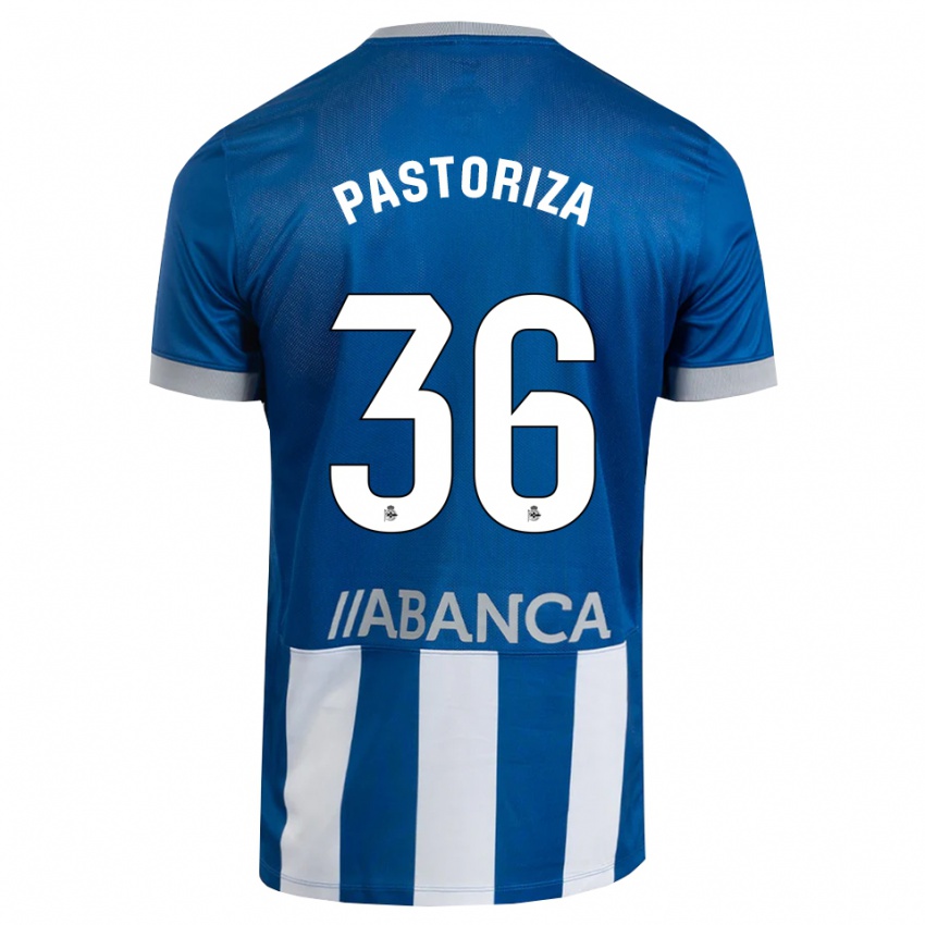 נשים Guille Pastoriza #36 כחול אפור לבן ג'רזי ביתית 2026/27 חולצה קצרה