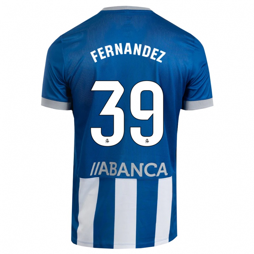נשים David Fernández #39 כחול אפור לבן ג'רזי ביתית 2026/27 חולצה קצרה
