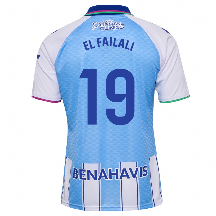 נשים Alí El Failali #19 כחול שמיים עמוק לבן ג'רזי ביתית 2026/27 חולצה קצרה