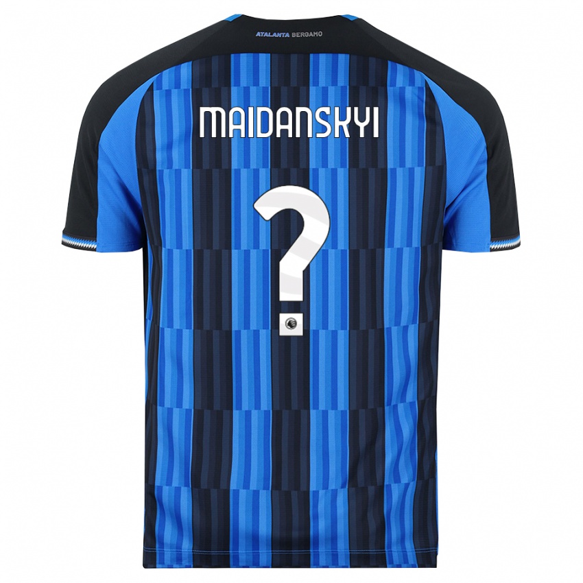 נשים Illia Maidanskyi #0 כחול שחור אדום ג'רזי ביתית 2026/27 חולצה קצרה