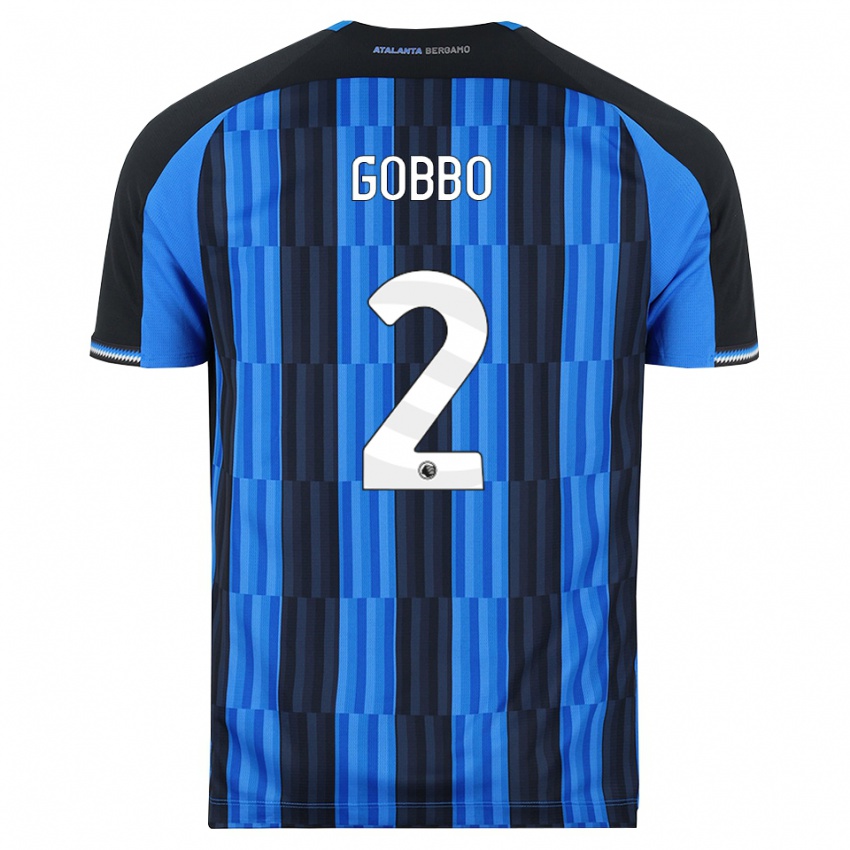 נשים Luca Gobbo #2 כחול שחור אדום ג'רזי ביתית 2026/27 חולצה קצרה
