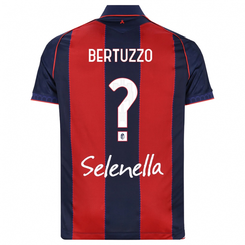 נשים Francesco Bertuzzo #0 כחול מלכותי אדום לבן ג'רזי ביתית 2026/27 חולצה קצרה