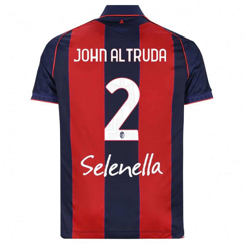 נשים Alessandro John Altruda #2 כחול מלכותי אדום לבן ג'רזי ביתית 2026/27 חולצה קצרה
