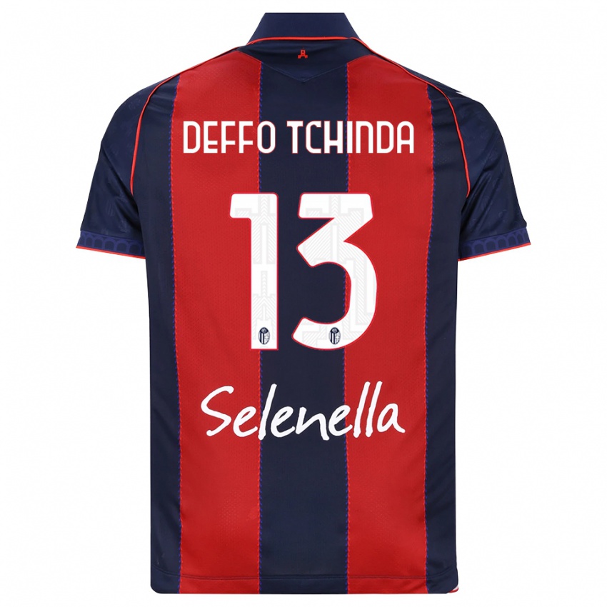 נשים Owen Deffo Tchinda #13 כחול מלכותי אדום לבן ג'רזי ביתית 2026/27 חולצה קצרה