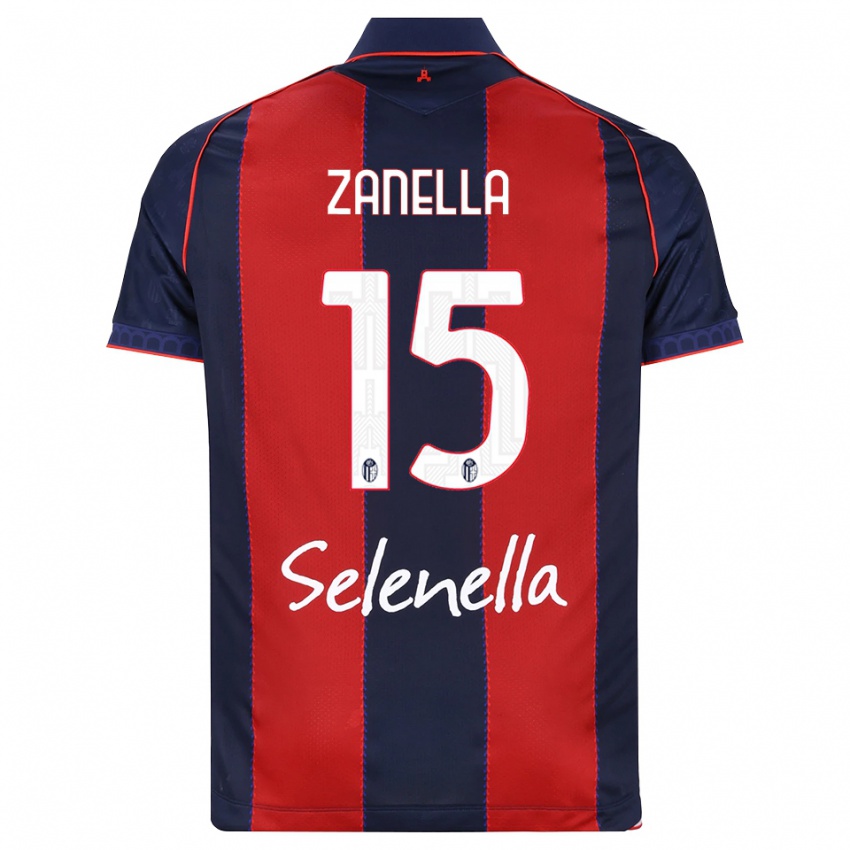 נשים Jacopo Zanella #15 כחול מלכותי אדום לבן ג'רזי ביתית 2026/27 חולצה קצרה