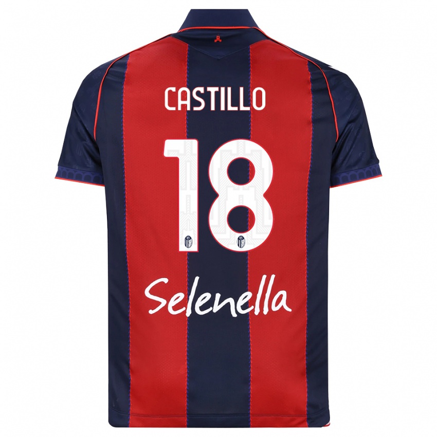 נשים Tomas Castillo #18 כחול מלכותי אדום לבן ג'רזי ביתית 2026/27 חולצה קצרה