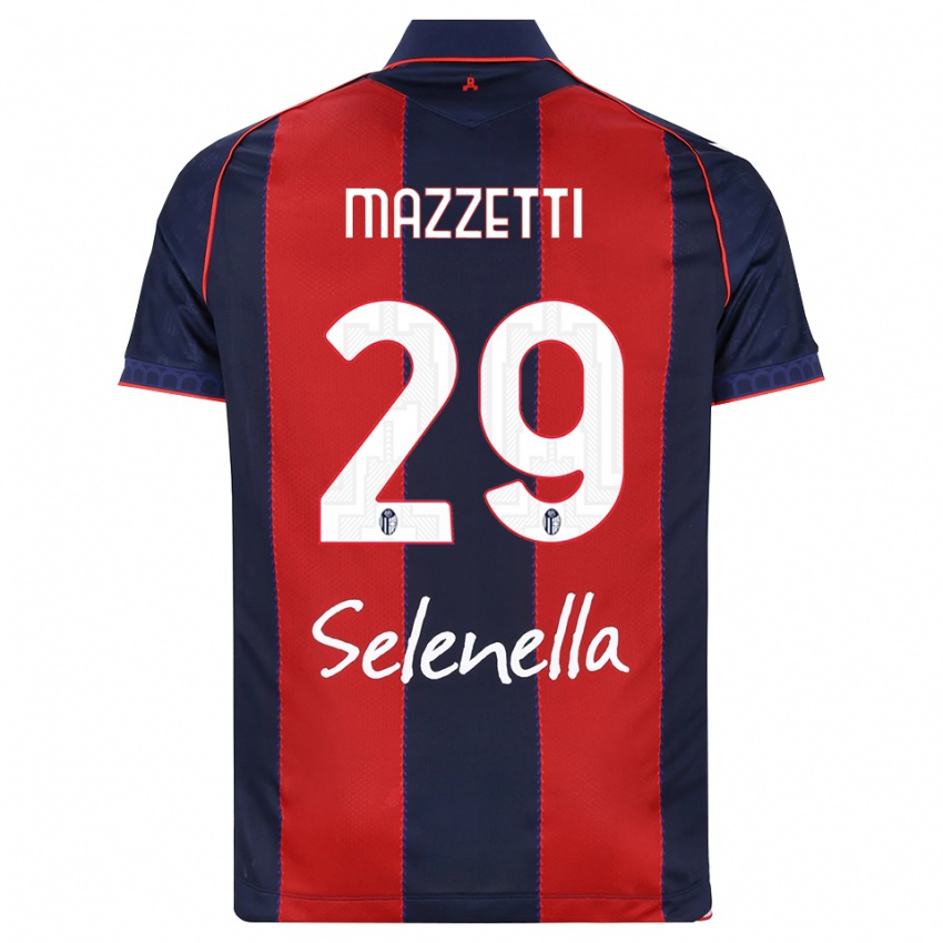 נשים Gabriele Mazzetti #29 כחול מלכותי אדום לבן ג'רזי ביתית 2026/27 חולצה קצרה