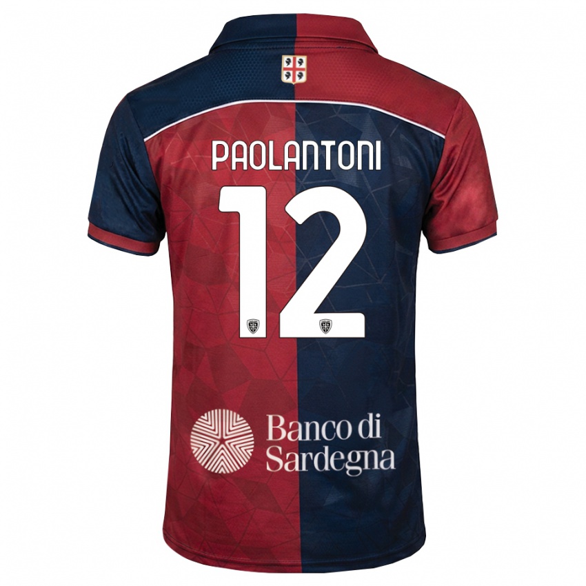 נשים Davide Paolantoni #12 בורדו כחול מלכותי ג'רזי ביתית 2026/27 חולצה קצרה