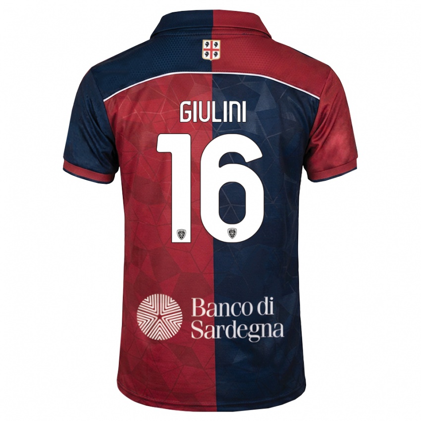 נשים Carlo Giulini #16 בורדו כחול מלכותי ג'רזי ביתית 2026/27 חולצה קצרה