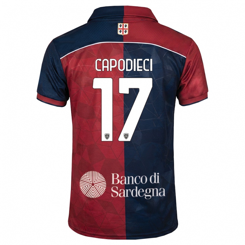 נשים Loris Capodieci #17 בורדו כחול מלכותי ג'רזי ביתית 2026/27 חולצה קצרה