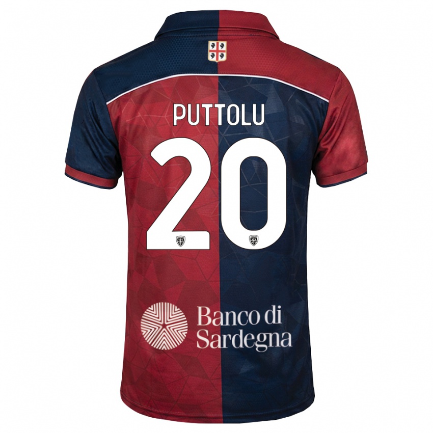 נשים Diego Puttolu #20 בורדו כחול מלכותי ג'רזי ביתית 2026/27 חולצה קצרה