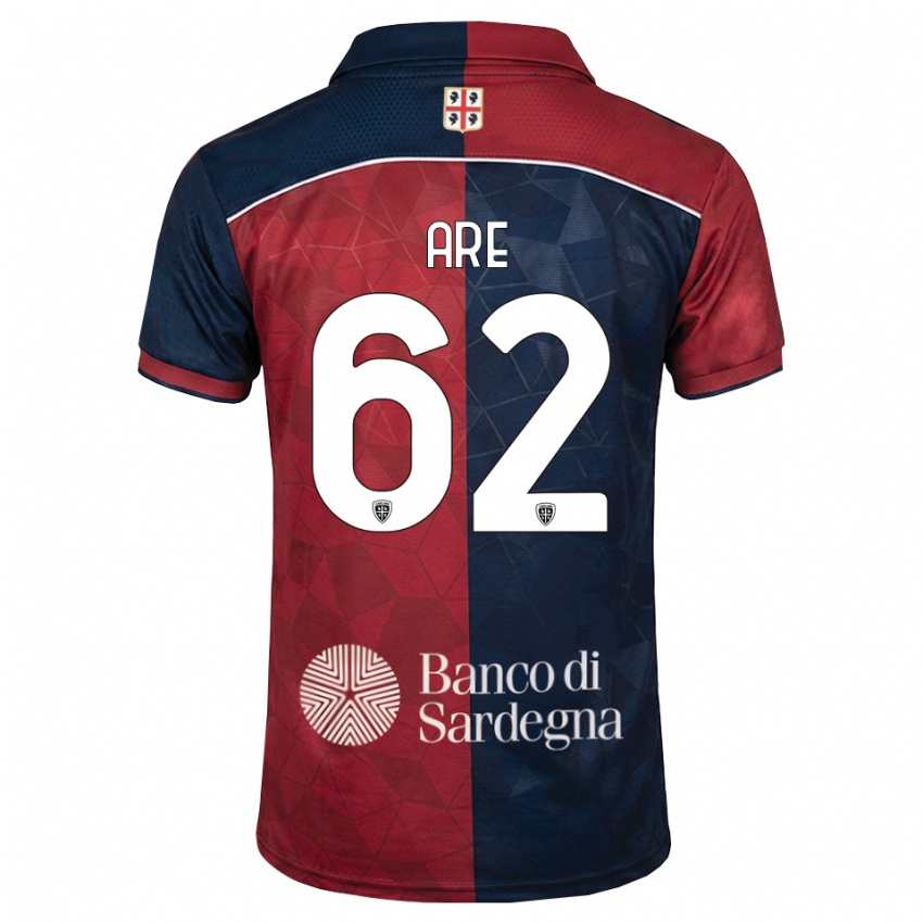 נשים Emmanuele Are #62 בורדו כחול מלכותי ג'רזי ביתית 2026/27 חולצה קצרה