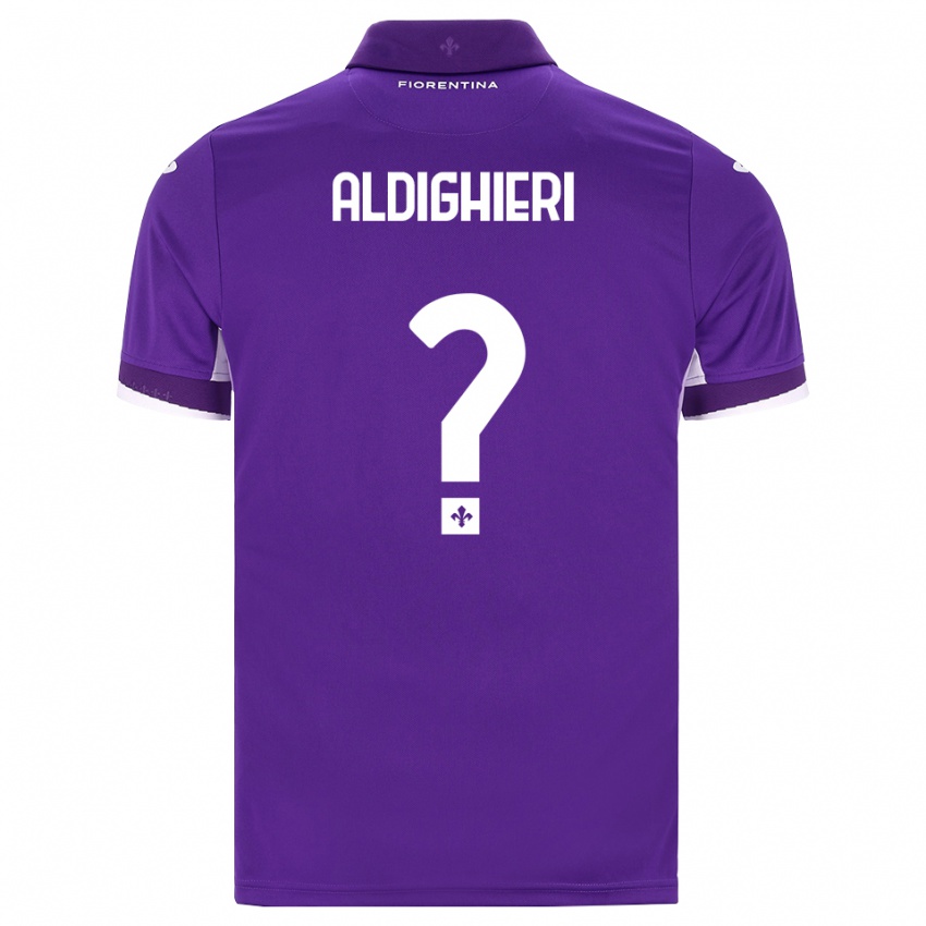 נשים Benedetto Aldighieri #0 סגול לבן ורוד ג'רזי ביתית 2026/27 חולצה קצרה