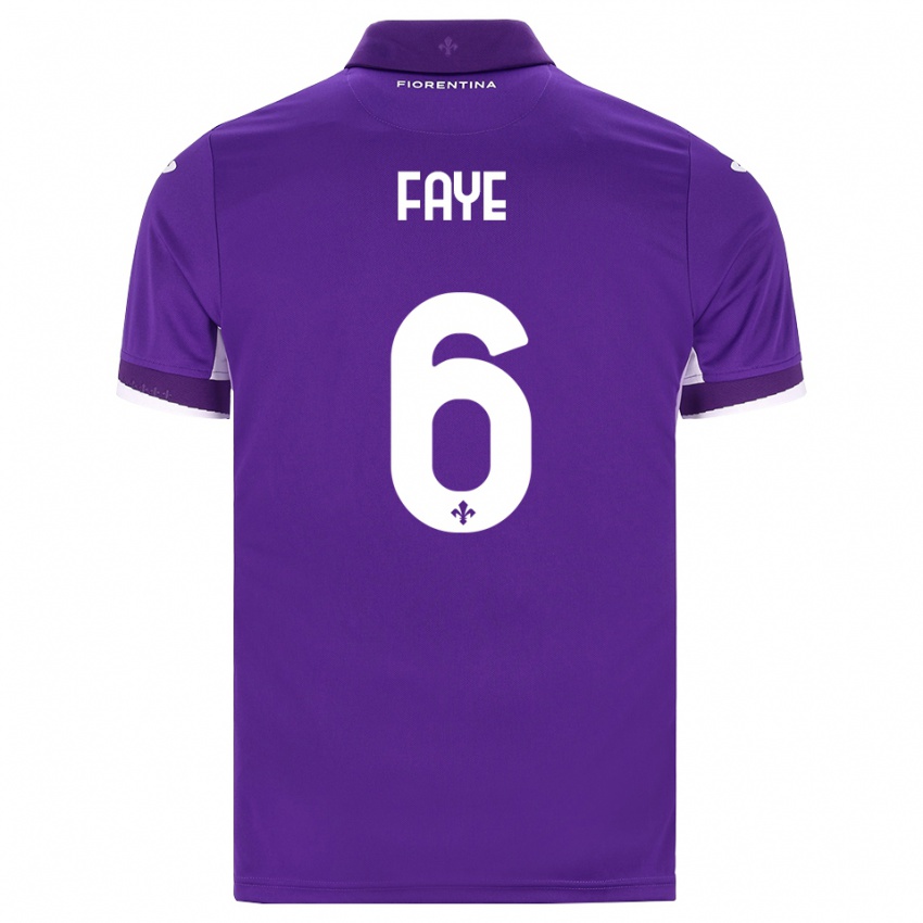 נשים Moussa Faye #6 סגול לבן ורוד ג'רזי ביתית 2026/27 חולצה קצרה