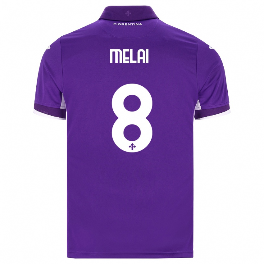 נשים Christian Melai #8 סגול לבן ורוד ג'רזי ביתית 2026/27 חולצה קצרה