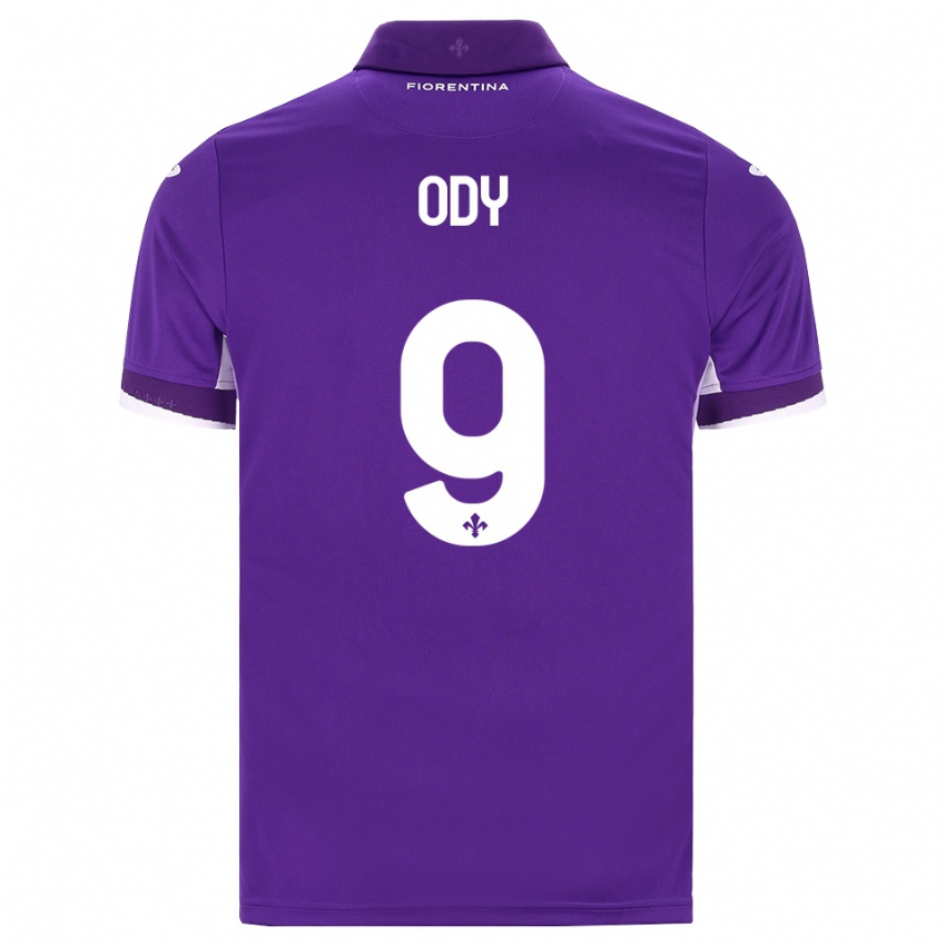 נשים Edwin Ody #9 סגול לבן ורוד ג'רזי ביתית 2026/27 חולצה קצרה