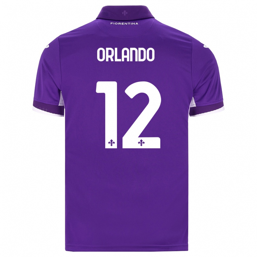 נשים Giulio Orlando #12 סגול לבן ורוד ג'רזי ביתית 2026/27 חולצה קצרה