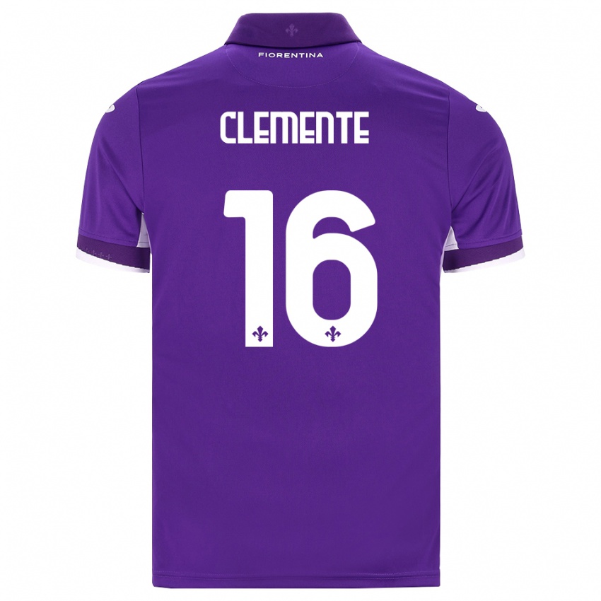 נשים Raffaele Clemente #16 סגול לבן ורוד ג'רזי ביתית 2026/27 חולצה קצרה