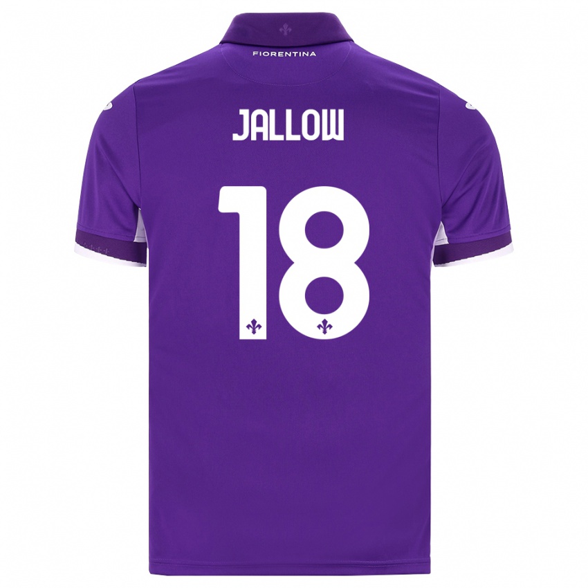 נשים Sulayman Jallow #18 סגול לבן ורוד ג'רזי ביתית 2026/27 חולצה קצרה