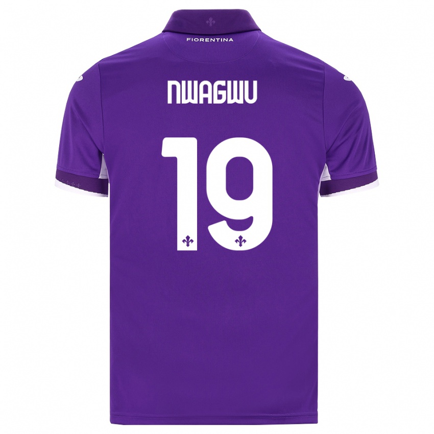 נשים Ikenna Nwagwu #19 סגול לבן ורוד ג'רזי ביתית 2026/27 חולצה קצרה