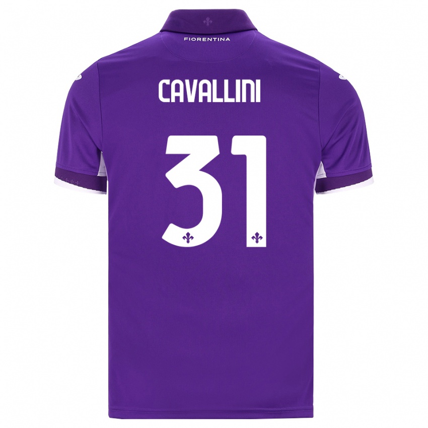 נשים Aurora Cavallini #31 סגול לבן ורוד ג'רזי ביתית 2026/27 חולצה קצרה