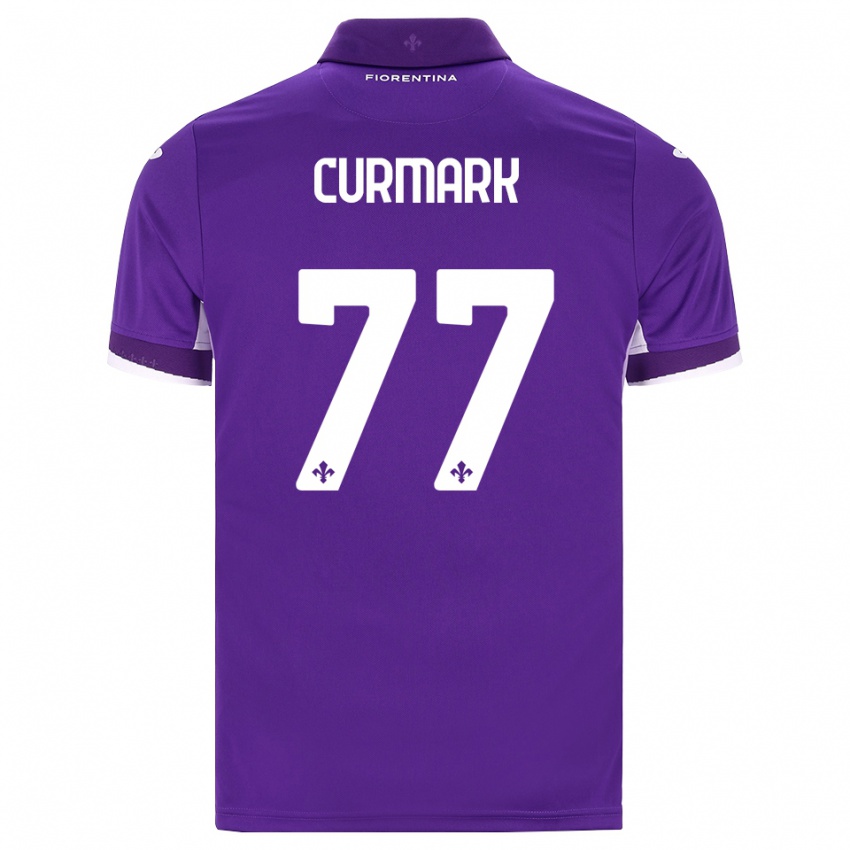 נשים Filippa Curmark #77 סגול לבן ורוד ג'רזי ביתית 2026/27 חולצה קצרה