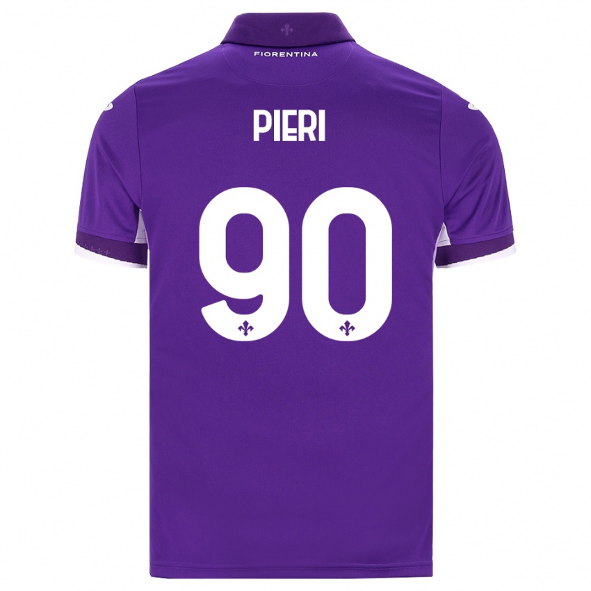 נשים Arianna Pieri #90 סגול לבן ורוד ג'רזי ביתית 2026/27 חולצה קצרה