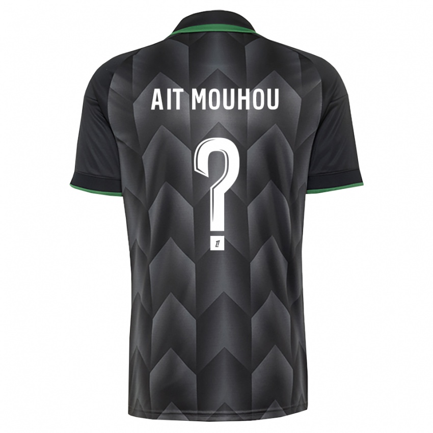 נשים Nassim Ait Mouhou #0 לבן שחור ירוק הרחק ג'רזי 2026/27 חולצה קצרה