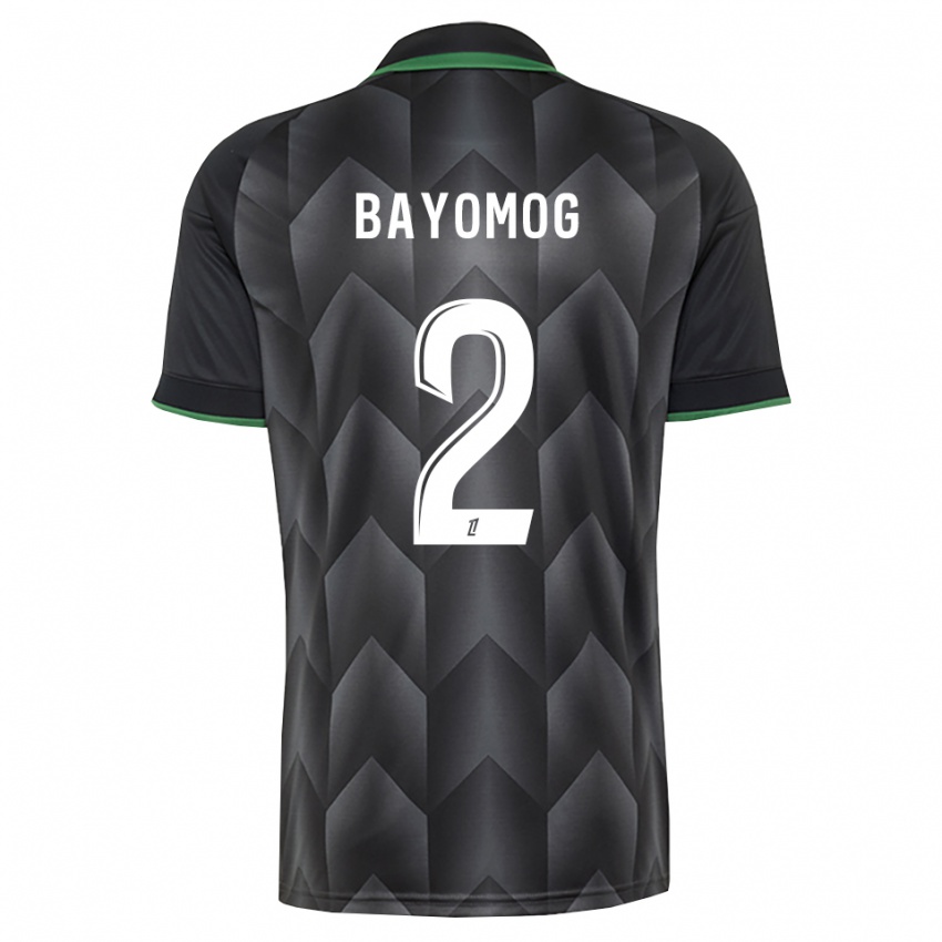 נשים Hugo Bayomog #2 לבן שחור ירוק הרחק ג'רזי 2026/27 חולצה קצרה