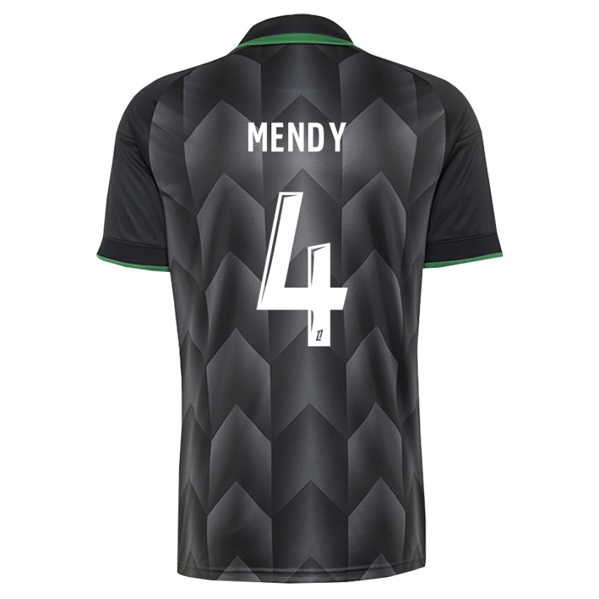 נשים Ellijah Mendy #4 לבן שחור ירוק הרחק ג'רזי 2026/27 חולצה קצרה