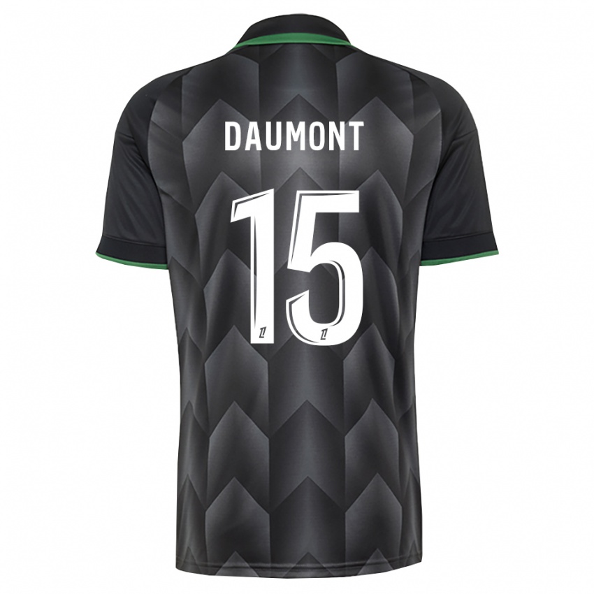 נשים Camille Daumont #15 לבן שחור ירוק הרחק ג'רזי 2026/27 חולצה קצרה