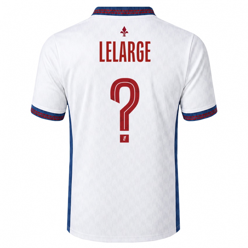 נשים Claire Lelarge #0 אדום לבן כחול הרחק ג'רזי 2026/27 חולצה קצרה