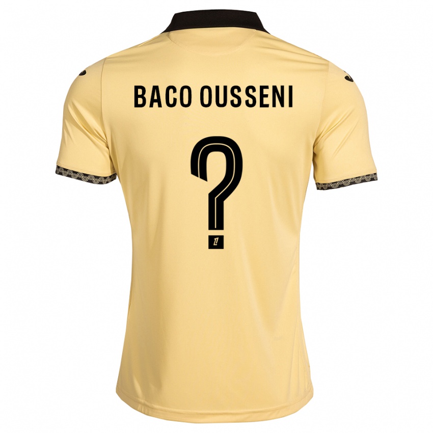 נשים Timothée Baco Ousseni #0 לבן נאבאחו שחור הרחק ג'רזי 2026/27 חולצה קצרה