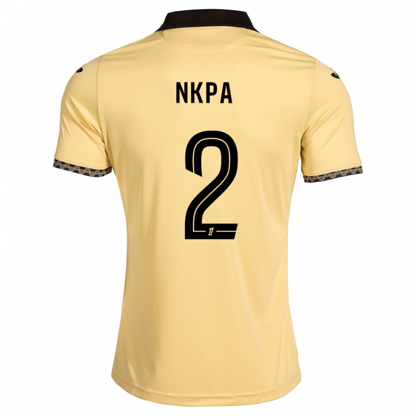 נשים Elie Nkpa #2 לבן נאבאחו שחור הרחק ג'רזי 2026/27 חולצה קצרה