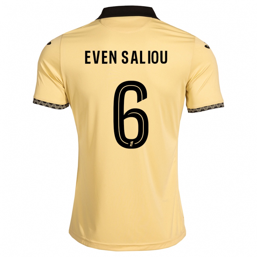 נשים Emy Even Saliou #6 לבן נאבאחו שחור הרחק ג'רזי 2026/27 חולצה קצרה