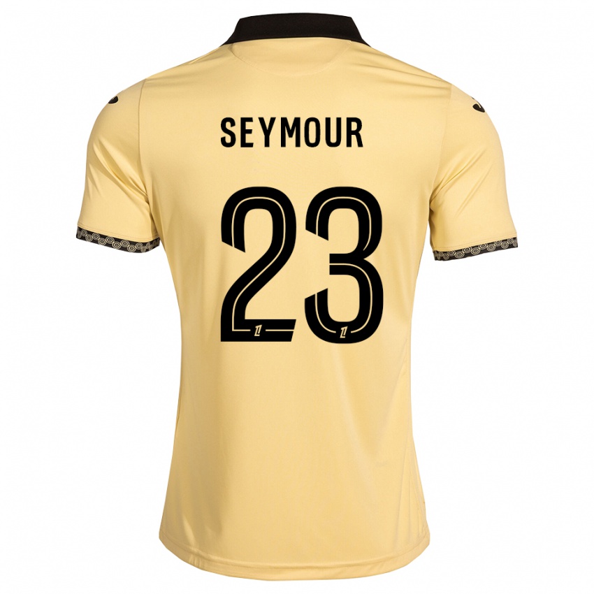נשים Brice Seymour #23 לבן נאבאחו שחור הרחק ג'רזי 2026/27 חולצה קצרה