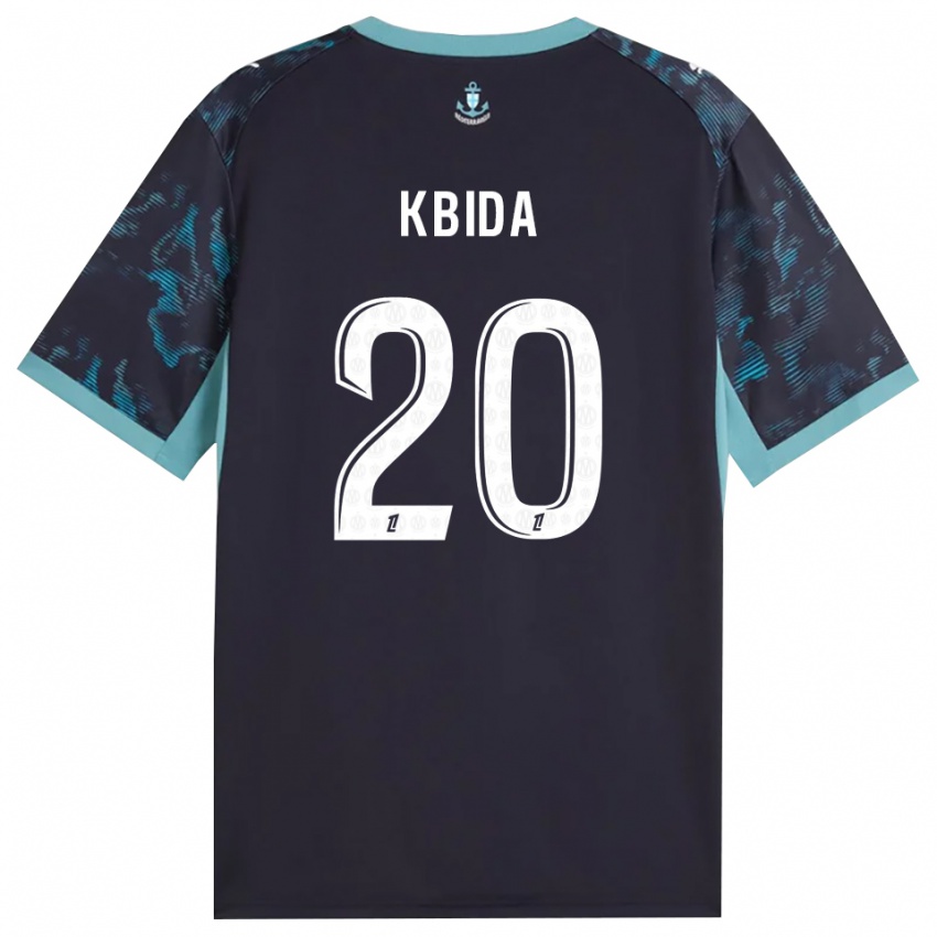 נשים Inès Kbida #20 טורקיז בהיר שחור הרחק ג'רזי 2026/27 חולצה קצרה
