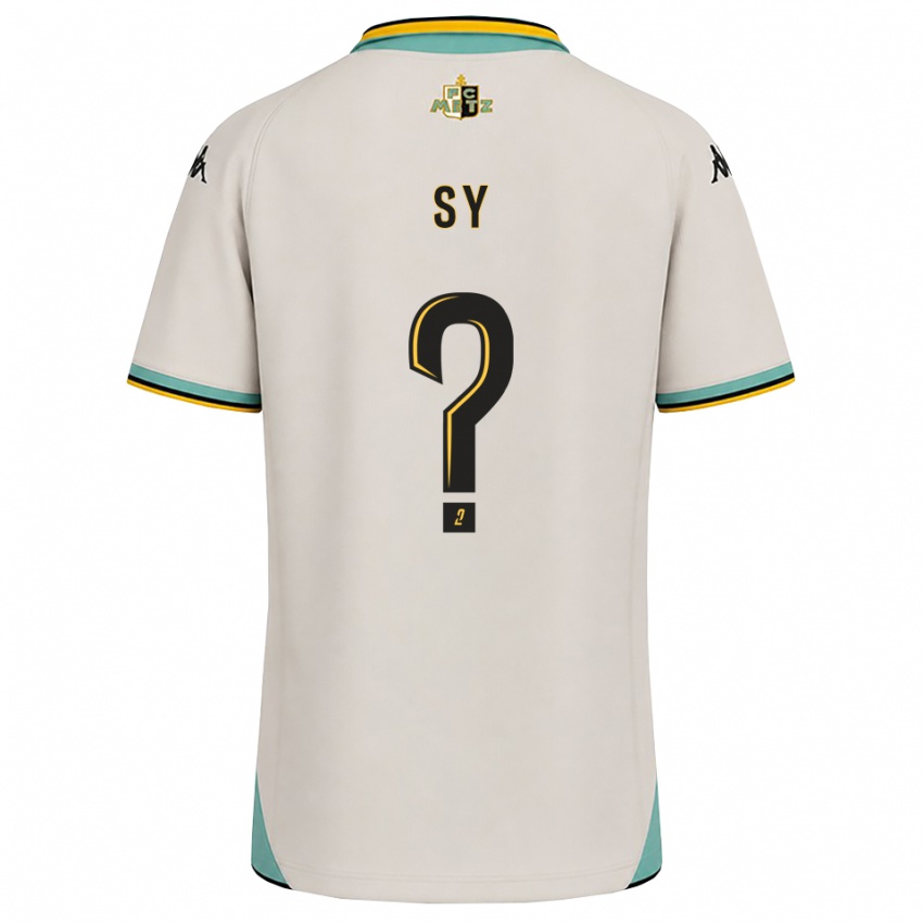 נשים Alassane Sy #0 לבן פרחוני שחור הרחק ג'רזי 2026/27 חולצה קצרה