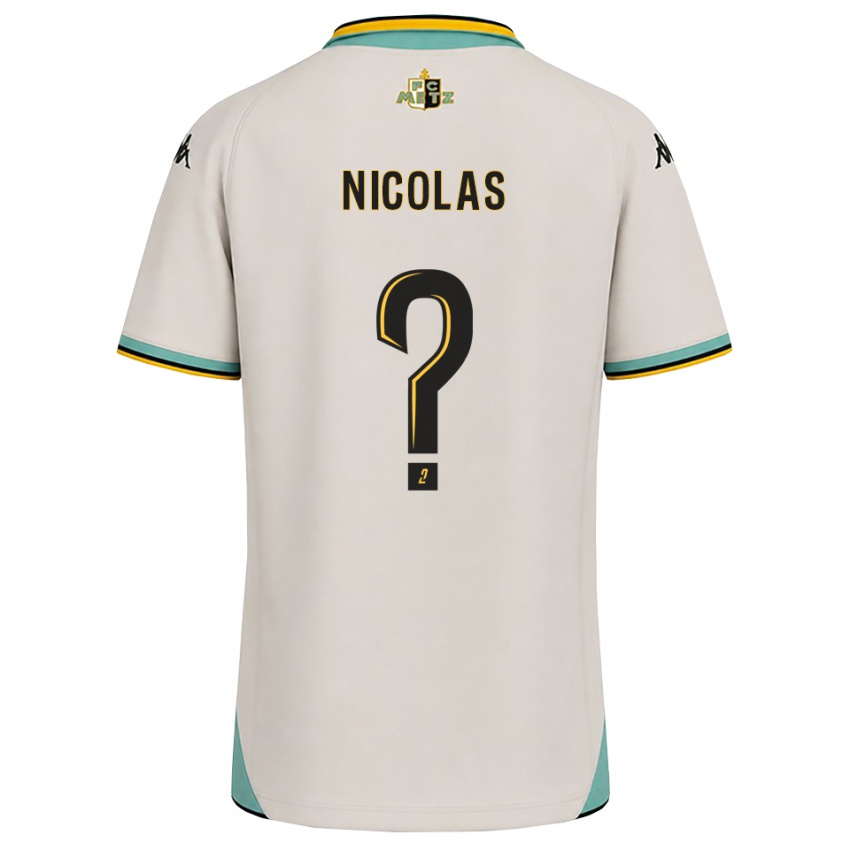 נשים Max-Henry Nicolas #0 לבן פרחוני שחור הרחק ג'רזי 2026/27 חולצה קצרה