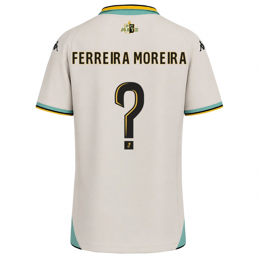 נשים Ruben Ferreira Moreira #0 לבן פרחוני שחור הרחק ג'רזי 2026/27 חולצה קצרה