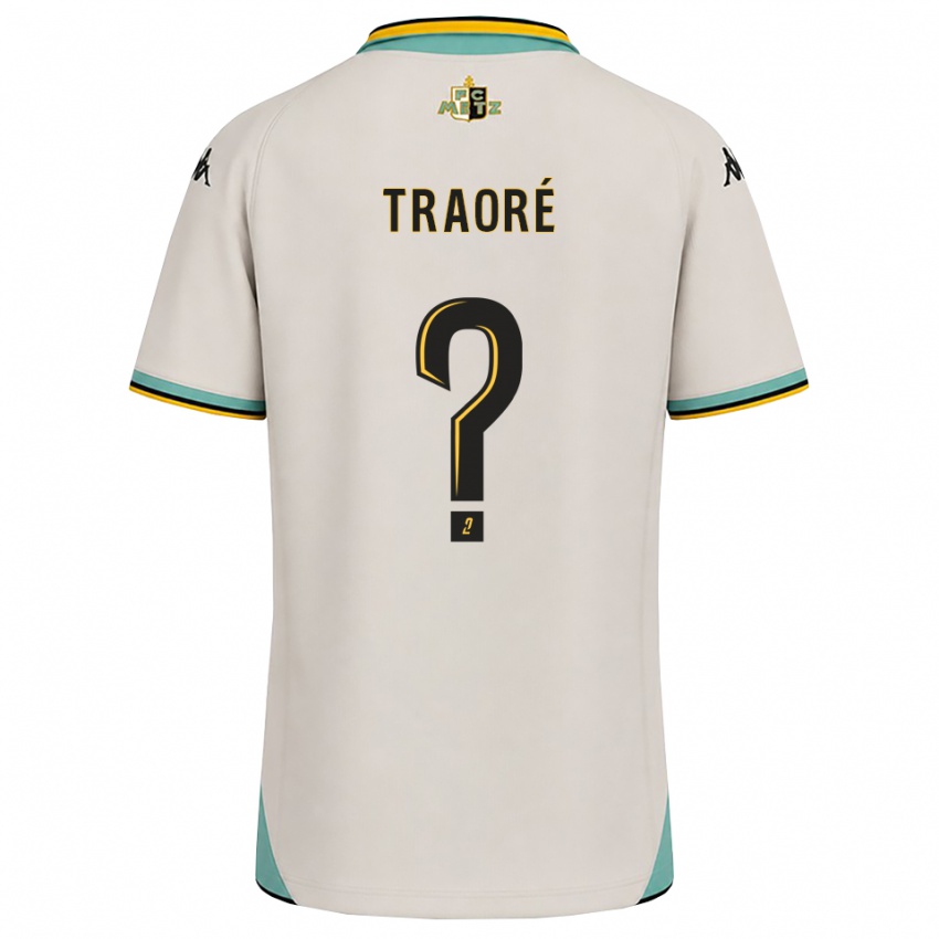 נשים Badra Traoré #0 לבן פרחוני שחור הרחק ג'רזי 2026/27 חולצה קצרה