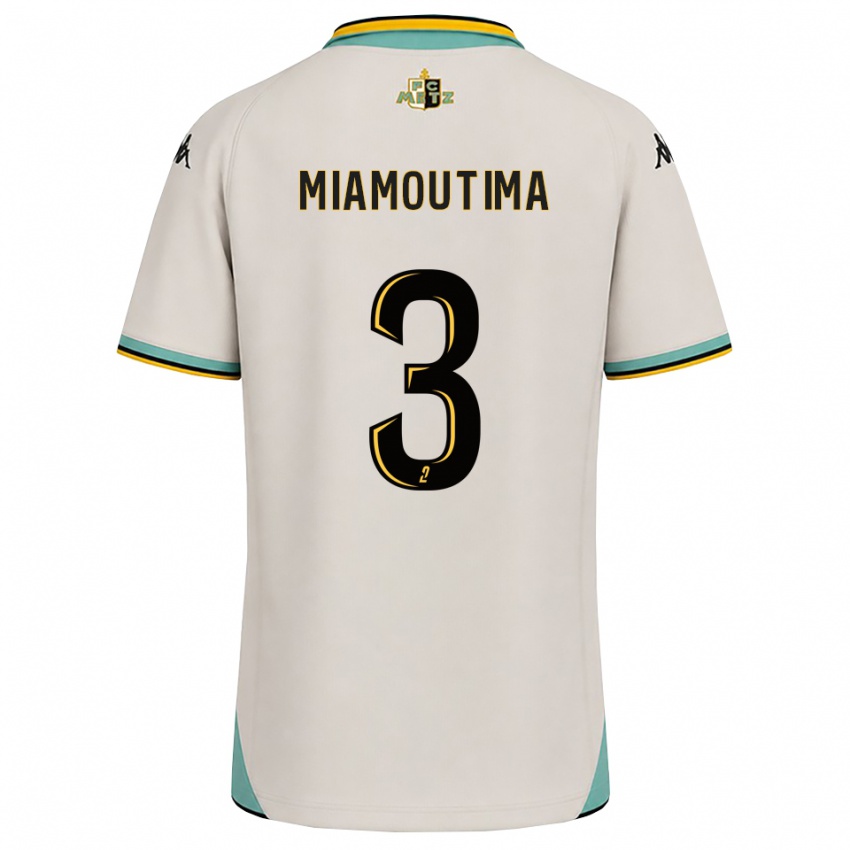 נשים Harly-James Miamoutima #3 לבן פרחוני שחור הרחק ג'רזי 2026/27 חולצה קצרה